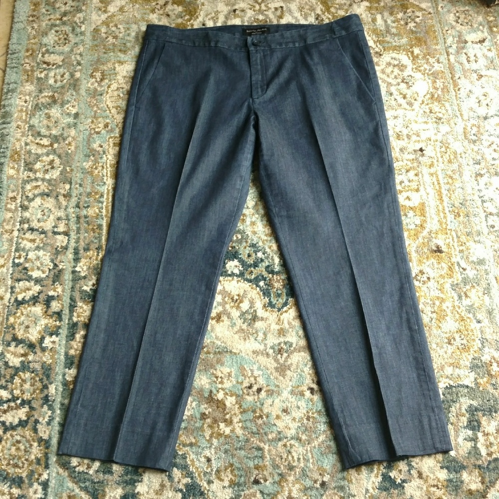 Banana Republic Hamilton Cropped Capri Denim Pants